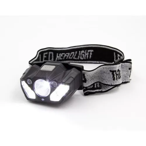 Fejlámpa, 5 LED-es, tölthető AFHM