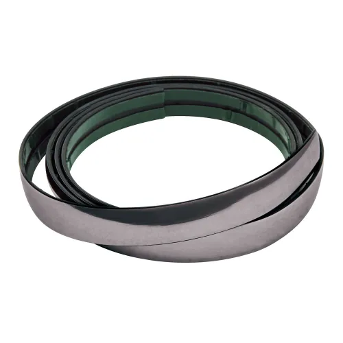 Fekete-króm díszcsík 39 mm / 4 méter Lampa 20892