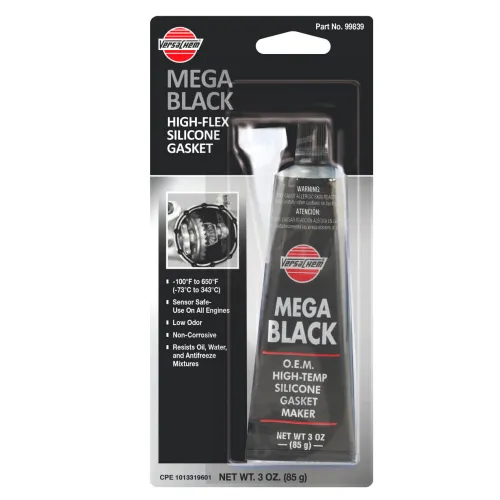 Fekete szilikonos, hőálló (+363°C-ig), tömítő paszta 85g. Versachem Mega Black