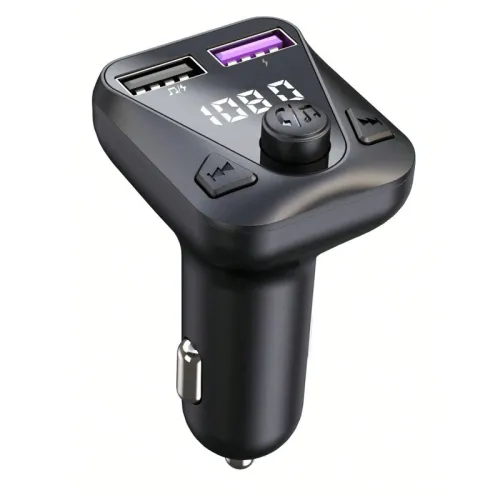 FM/Transmitter és Bluetooth kihangosító 5.3+EDR - 12/24V - Autolife C43