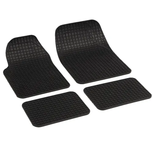 Gumiszőnyeg  4db-os univerzális garnitúra fekete, Bottari Goros Line