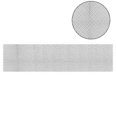 Hűtőrács fekete (grill rács) 100x25cm AM9768