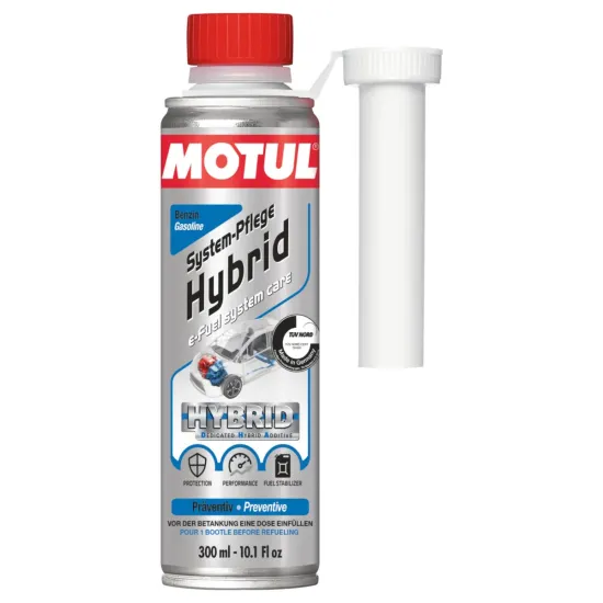 Hybrid/Benzin Üzemanyag Adalék, 300ml, Motul e-Fuel System Care