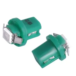 Izzó 12V műszerfalizzó LED 2db (B8,5D) zöld 58924