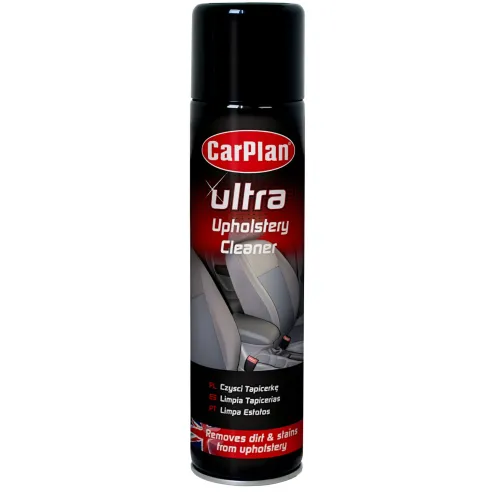 Kárpit,- velúr-, műbőr-, vinyl- tisztító hab spray 400 ml, CarPlan Ultra Upholstery Cleaner