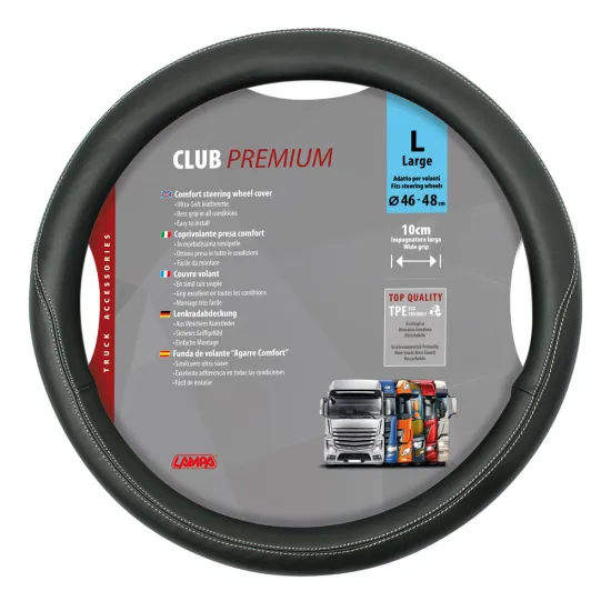 Komármányvédő 46-48cm fekete-fehér PU bőr CLUB Lampa 98847 Komármányvédő 46-48cm fekete-fehér PU bőr CLUB Lampa 98847