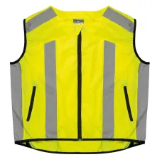 Láthatósági fényvisszaverő mellény, gumírozott XL, EN 1150, Lampa Reflexy