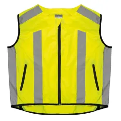 Láthatósági fényvisszaverő mellény, gumírozott XL, EN 1150, Lampa Reflexy