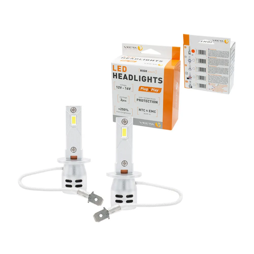 LED H1/12V/40W Cool White 6000K, 3800lm, AM2713