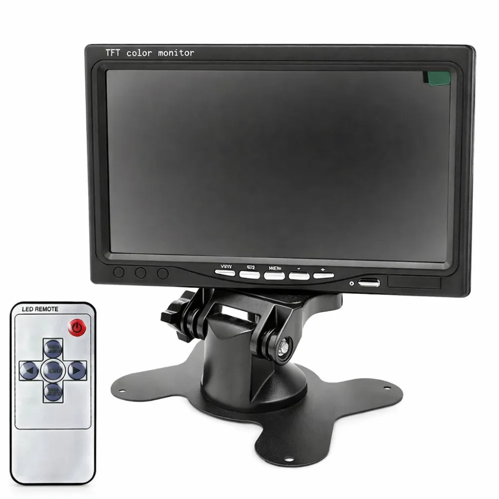 Monitor tolatókamerához 7 colos - 12/24V Autolife 73010