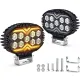 Munkalámpa, LED-es, index funkciós, ovális, 2db-os 12-60V 22W Autolife 26085