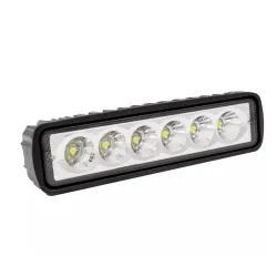 Munkalámpa, szúró fényű, 6 LED-es, 10-30V, 18W, AFHM