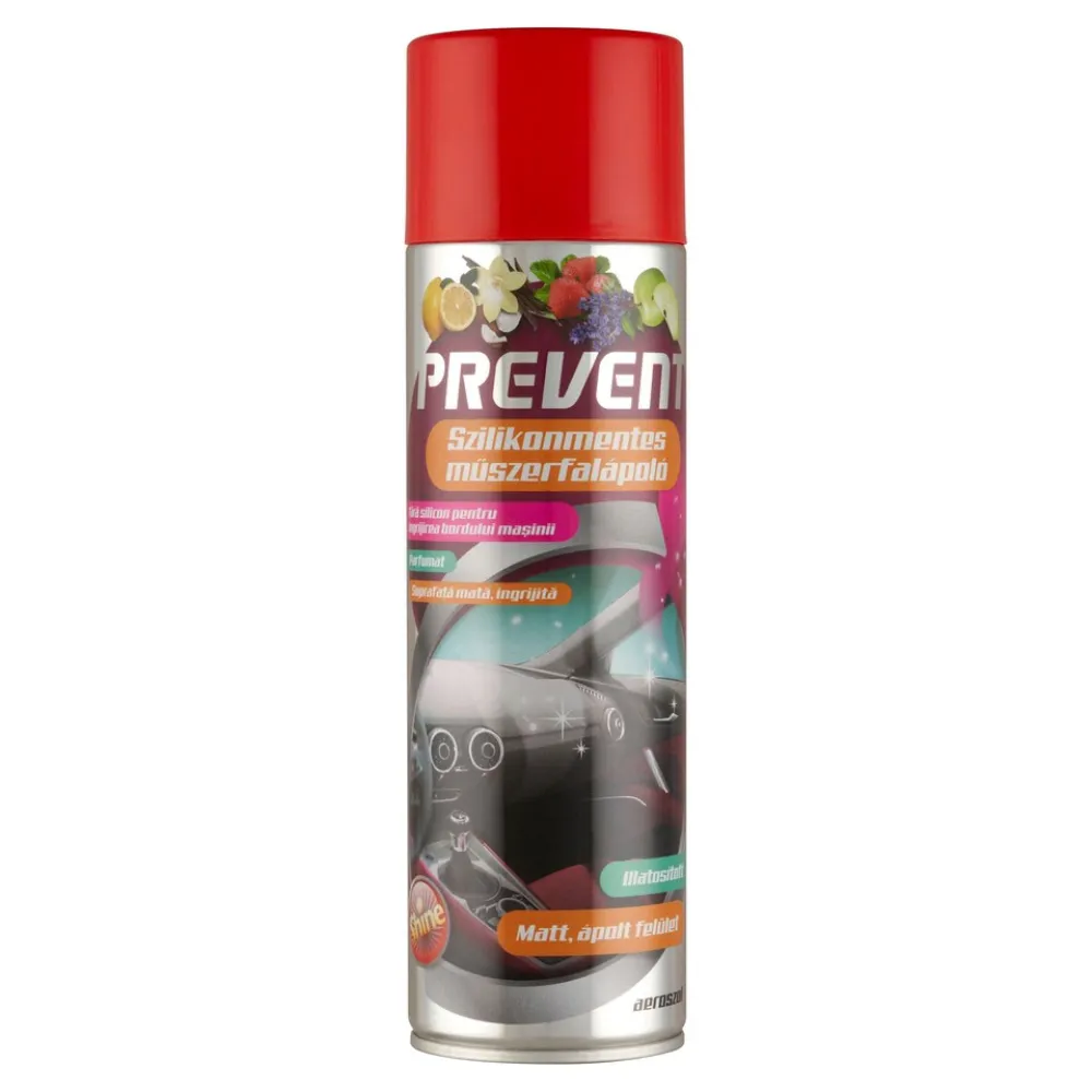 Műszerfalápoló eper illatú matt spray 500 ml, Prevent