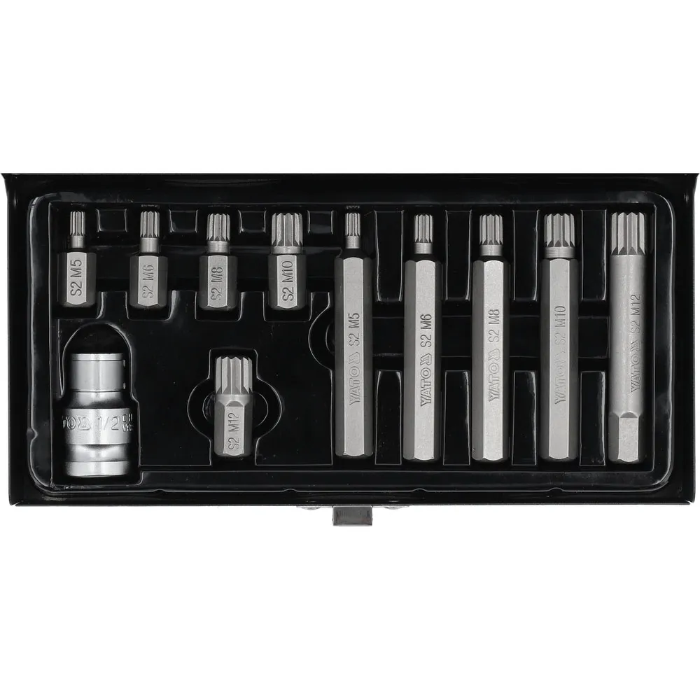 SPLINE kulcs készlet 11db-os profi YATO YT-0415