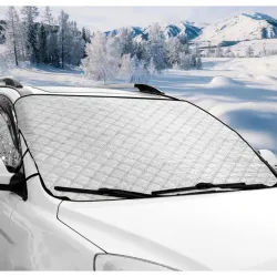 Szélvédő takaró, téli,  3 rétegű thermo 140 x 96 cm, Autolife 68306