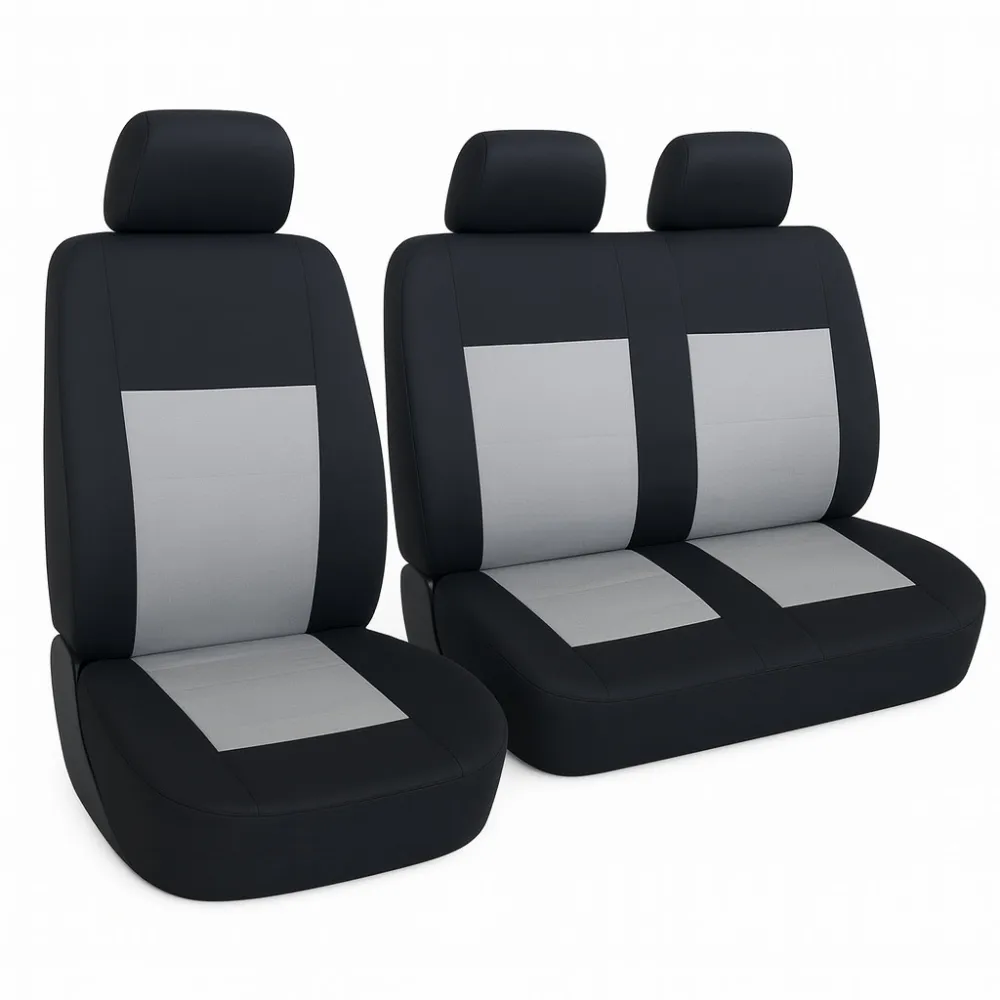 Üléshuzat 1+2 üléses furgonra, fekete-szürke, Autolife 01853