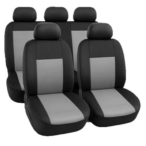 Üléshuzat, univerzális, fekete-szürke, 9db-os, Maranello Monaco