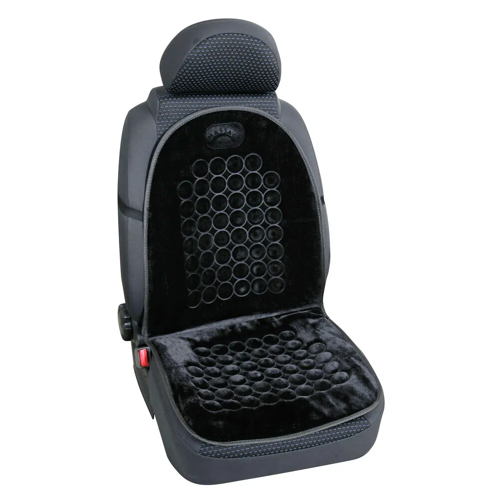 Ülésvédő, fekete, velúr, mágneses, Lampa Magnetic Velour Cushion