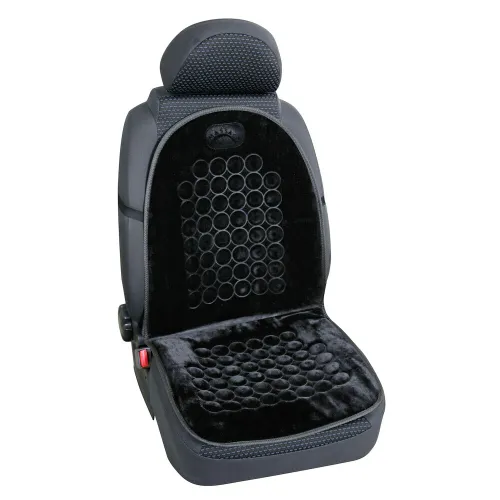 Ülésvédő, fekete, velúr, mágneses, Lampa Magnetic Velour Cushion