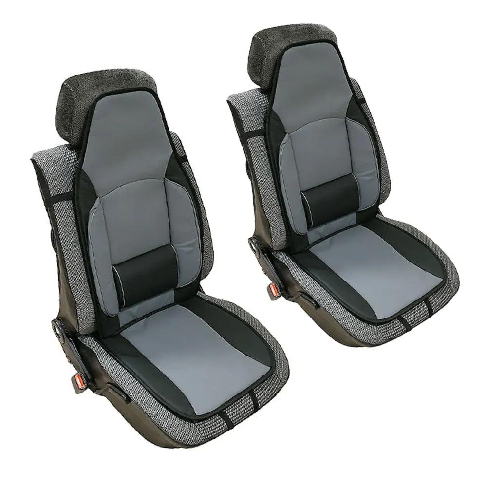 Ülésvédő, univerzális, fekete-szürke, párban MaxSpeed Pilot