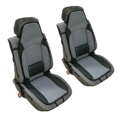 Ülésvédő, univerzális, fekete-szürke, párban MaxSpeed Pilot
