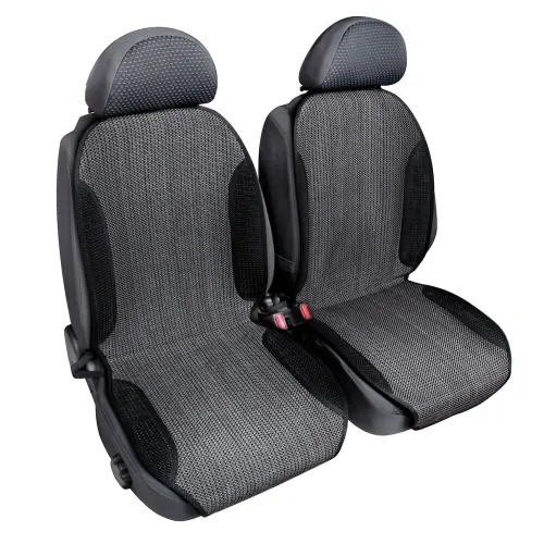 Ülésvédő, univerzális, szellőző, sötétszürke, párban, Lampa Sporting Fresh