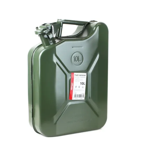 Üzemanyagkanna (marmon), fém, khaki, 10 liter