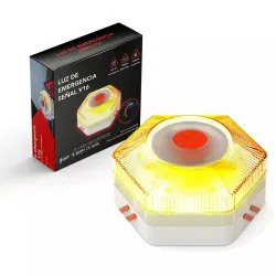 Vészvillogó mágneses biztonsági sárga jelzőlámpa MaxSpeed V16