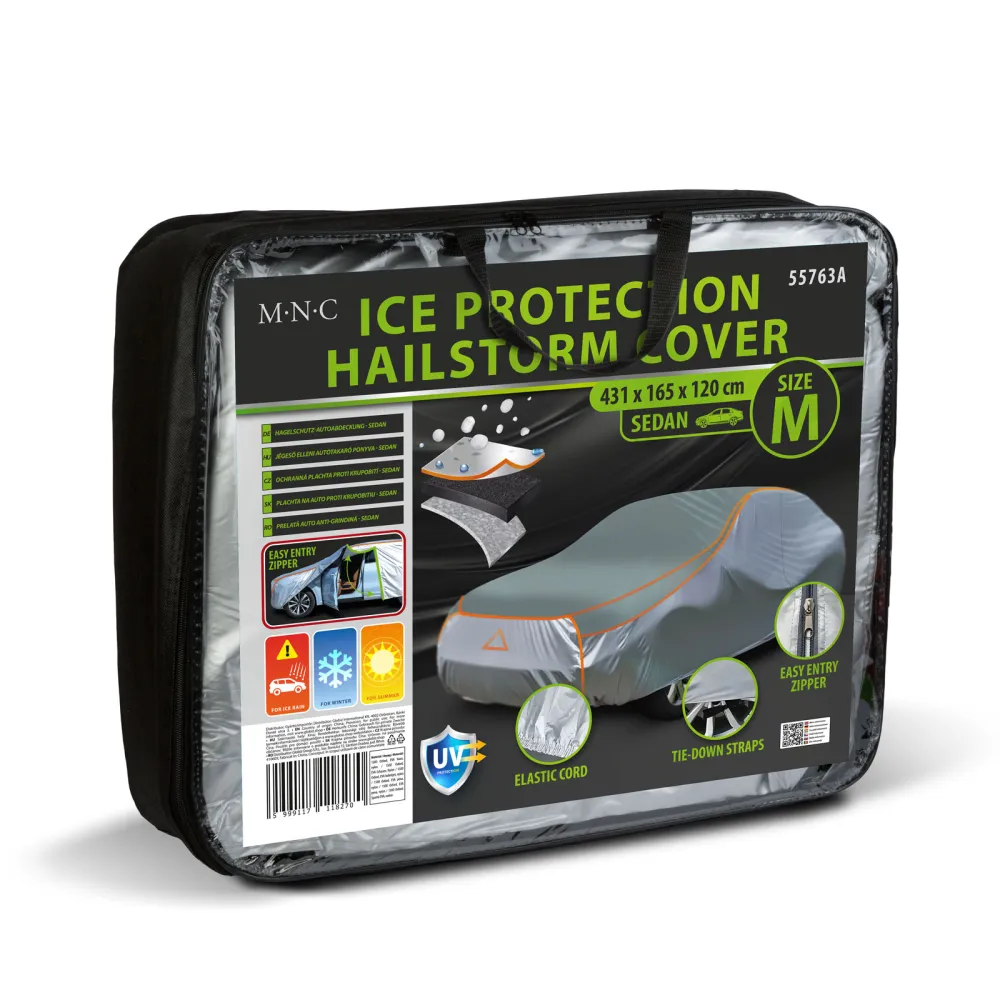 Autótakaró ponyva jégeső ellen Sedan M 431 x 165 x 120 cm M.N.C. 55763A