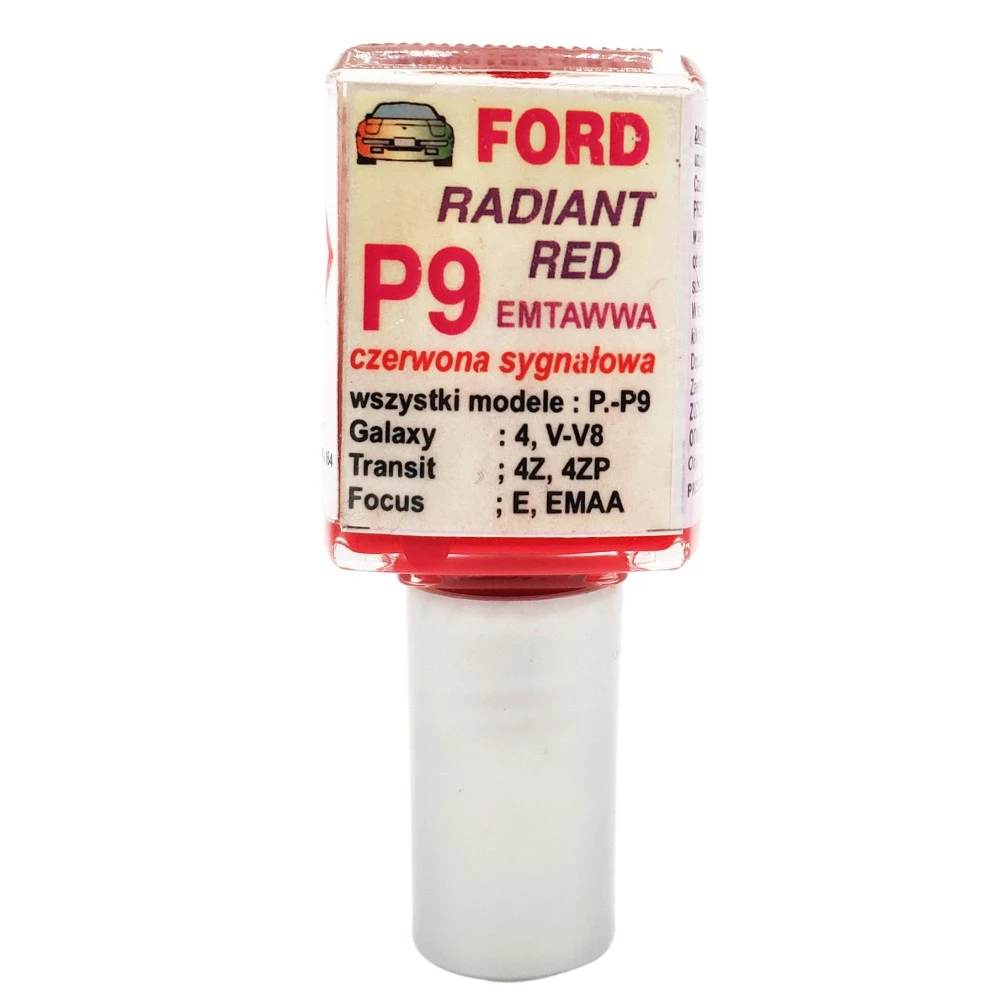 Javítófesték Ford Radiant Red P9 EMTAWWA Arasystem 10ml