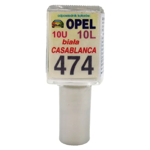 Javítófesték Opel 10U, 10L, biala Casablanca 474 Arasystem 10ml