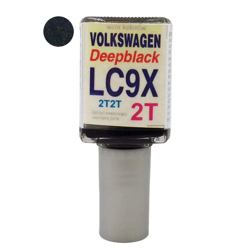 Javítófesték Volkswagen Deepblack LC9X 2T2T 2T Arasystem 10ml