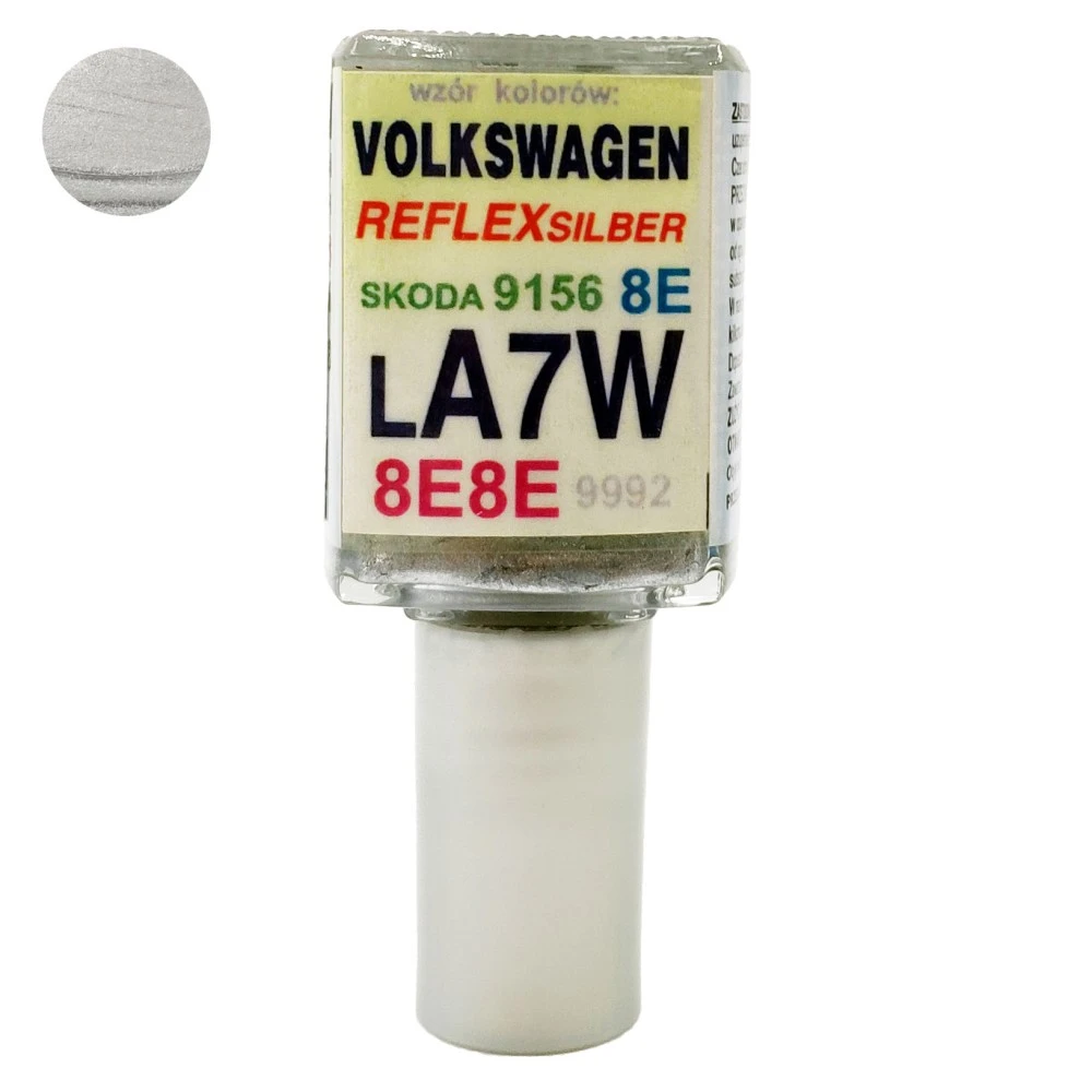 Javítófesték Volkswagen / Skoda ReflexSilber 9156, 8E LA7W 8E8E 9992 Arasystem 10ml
