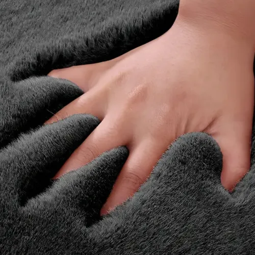 Ülésvédő, puha szőrős, fehér, Autolife 01877