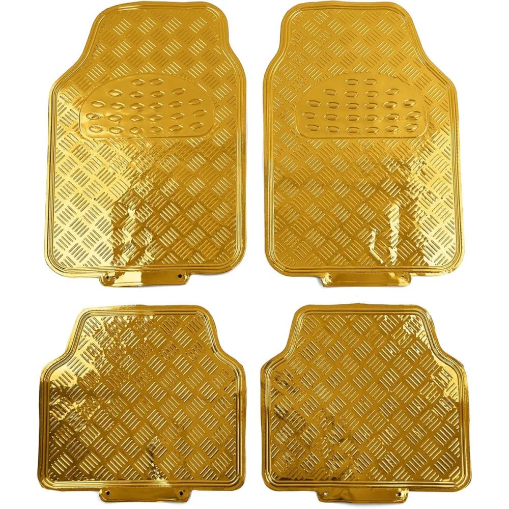 Aluszőnyeg 4db-os, arany színű, vastag, Autolife 03079