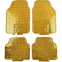 Aluszőnyeg 4db-os, arany színű, vastag, Autolife 03079