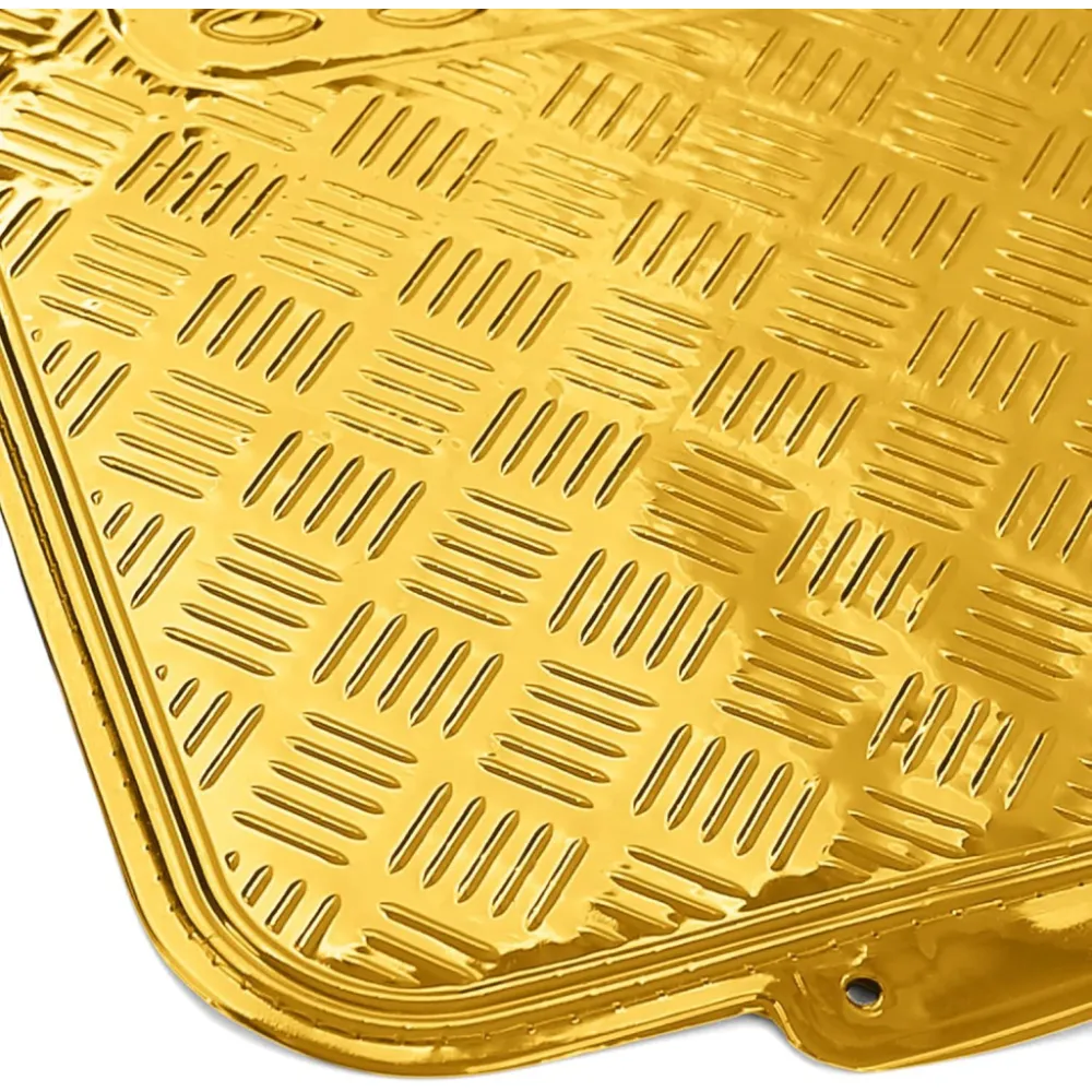 Aluszőnyeg 4db-os, arany színű, vastag, Autolife 03079