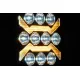 Munkalámpa, LED-es, index funkcióval 12-48V 20W, E jeles, Autolife 26092