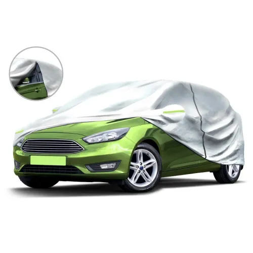 Autótakaró ponyva 3 rétegű, fényvisszaverő csíkkal M-es (430 × 160 × 120 cm) Autolife 110M