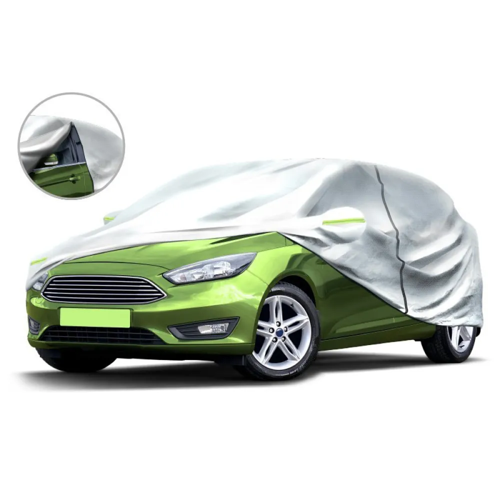 Autótakaró ponyva 3 rétegű, fényvisszaverő csíkkal S-es (400 × 160 × 120 cm) Autolife 110S