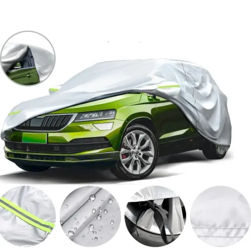 Autótakaró ponyva 3 rétegű, fényvisszaverő csíkkal SUV S-es (430 × 150 × 160) Autolife 68269