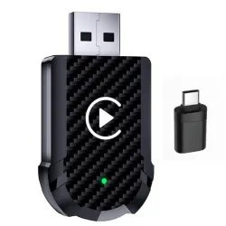 CarPlay 2in1 vezeték nélküli adapter (USB - USB Type-C) IOS/ANDROID 