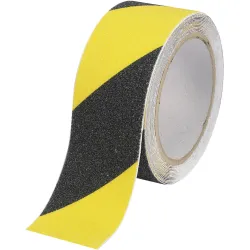 Csúszásgátló fekete-sárga jelzőszalag 45 méter Autolife 36121/W16707