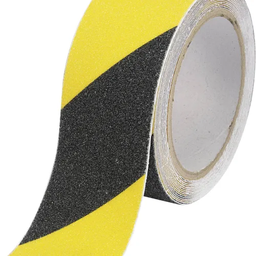 Csúszásgátló fekete-sárga jelzőszalag 45 méter Autolife 36121/W16707