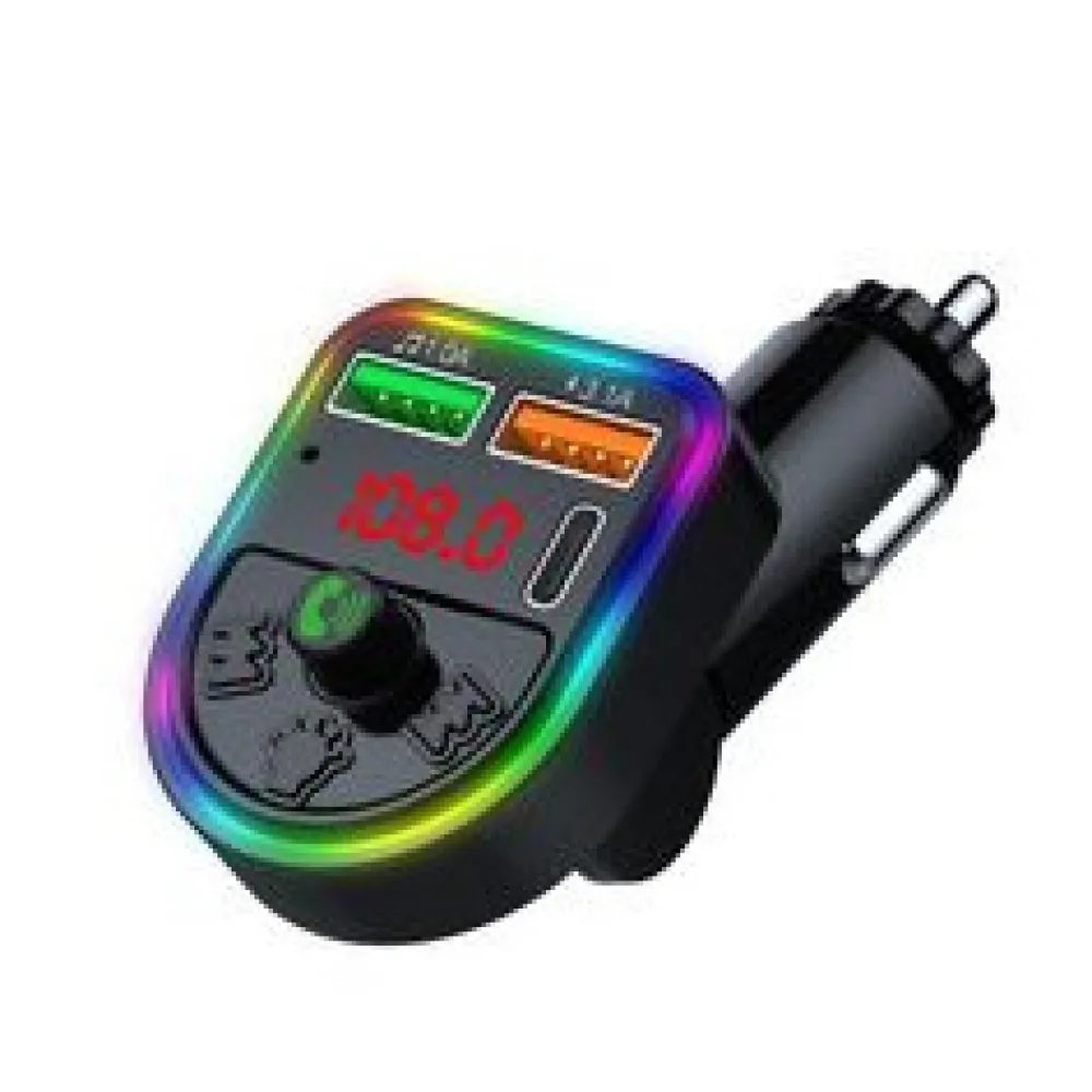 FM/Bluetooth transmitter - 2 USB + TYPE-C - Autolife P20