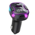 FM/Transmitter és Bluetooth kihangosító 5.3+EDR RGB - 12/24V Autolife C49