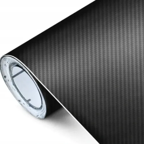 Karosszéria fólia karbon mintával, fekete színbe 75x200cm Autolife 99881
