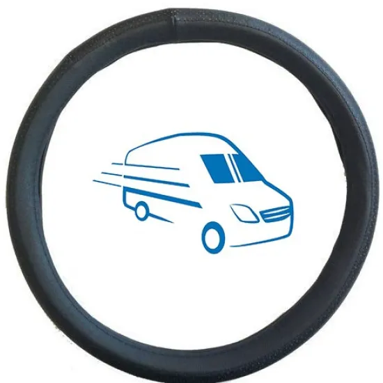 Kormányvédő, fekete, PU bőr, 47cm-es, kamionos KV-HB23518-47 Kormányvédő, fekete, PU bőr, 47cm-es, kamionos KV-HB23518-47