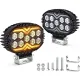 Munkalámpa, LED-es, index funkciós, ovális, 2db-os 12-60V 22W Autolife 26085