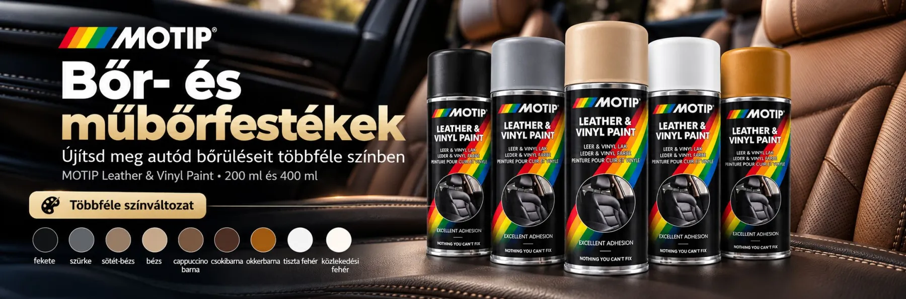 Bőr - és műbőr festékek széles választékban